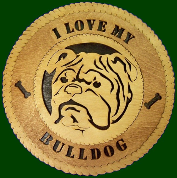 English Bulldog Laser Files for Wall Tributes