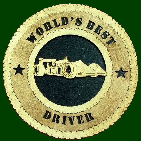 World's Best Driver (Indy Car) Laser Files for Wall Tributes