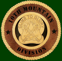10th Mountain Division Climb to Glory Laser Files for Wall Tributes