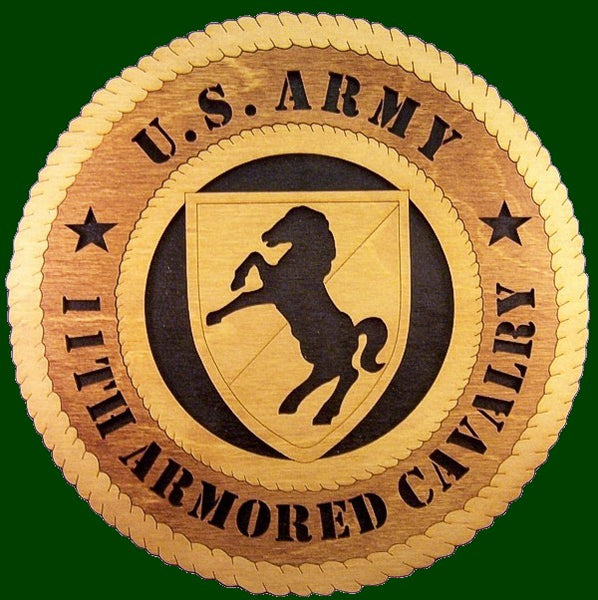 11th Armored Cavalry Laser Files for Wall Tribute
