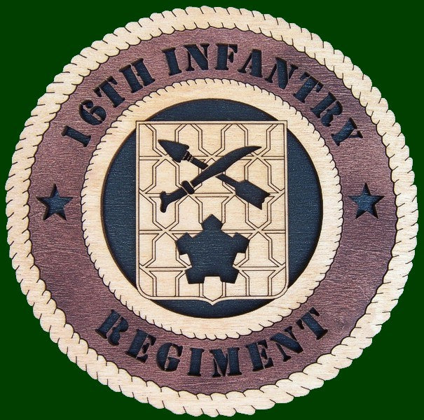 16th Infantry Regiment Laser Files for Wall Tribute