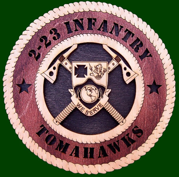 2-23rd Infantry Laser Files for Wall Tribute