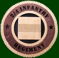 2-4 Infantry Brigade Laser Files for Wall Tribute