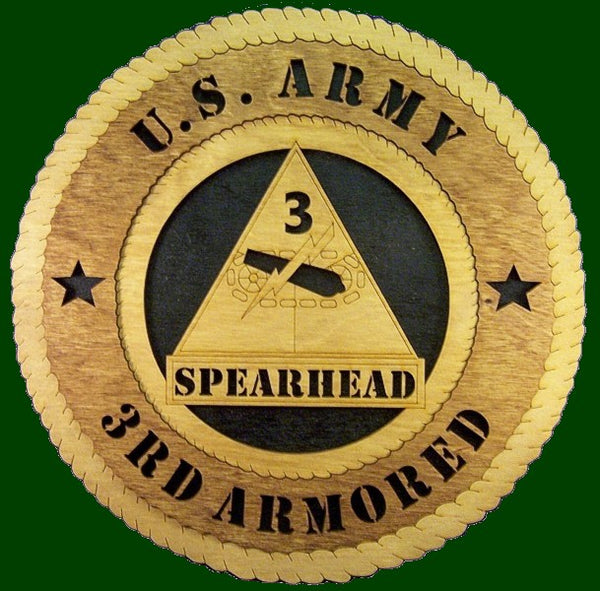 3rd Armored Division Laser Files for Wall Tribute