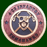 4-23rd Infantry Tomahawks Laser Files for Wall Tributes