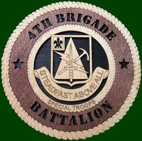 4th Brigade Special Troops Battalion Laser File for Wall Tribute