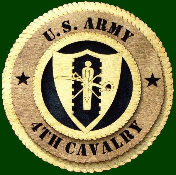 4th Cavalry Laser File for Wall Tribute