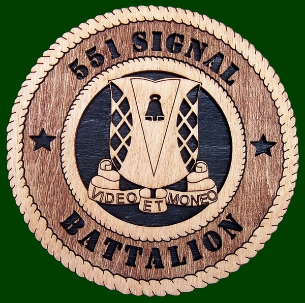 551st Signal Battalion Laser Files for Wall Tributes