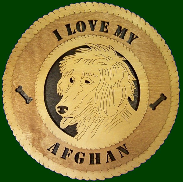 I Love My Afghan Laser Files for Wall Tribute