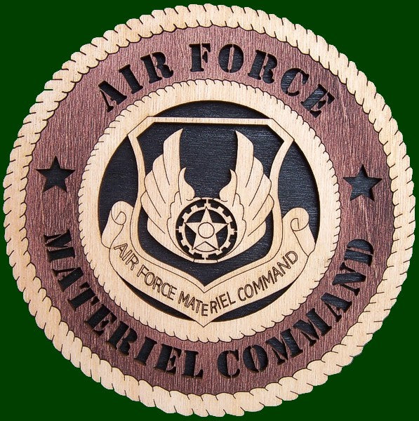 Air Force Materiel Command Files for Laser Cut Wall Tributes