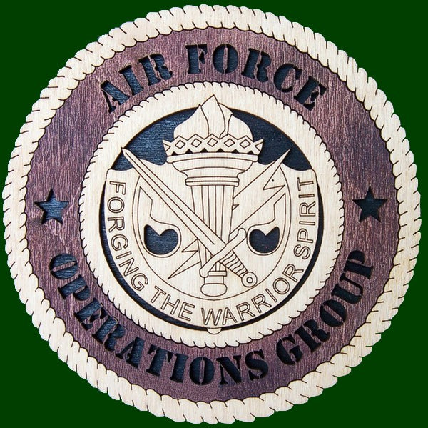 Air Force Operations Group Files for Laser Cut Wall Tributes