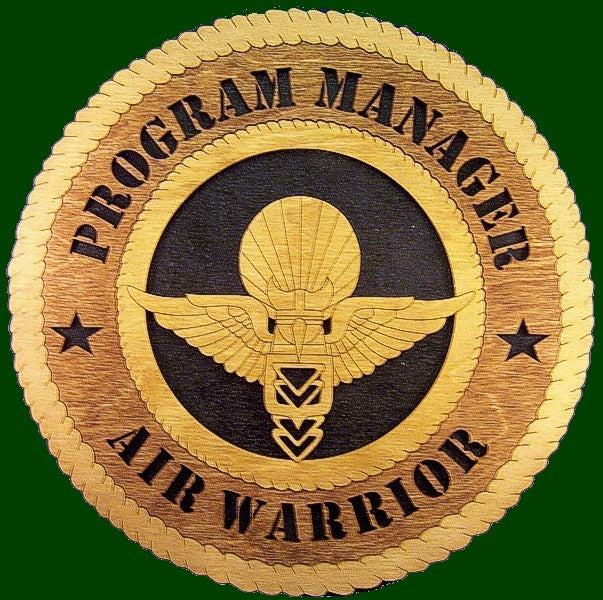 Air Warrior (Program Manager) Files for Laser Cut Wall Tributes