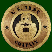 Army Chaplin Laser Files for Wall Tributes