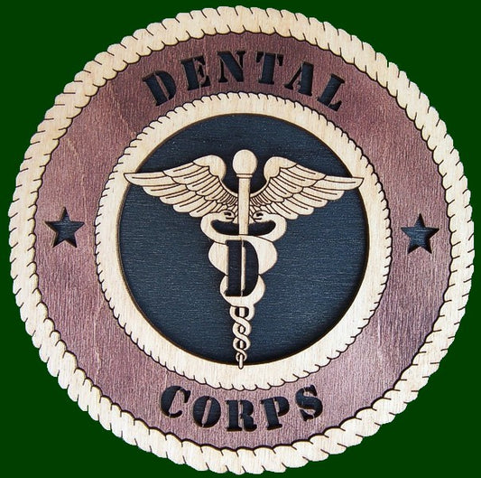 Army Dental Corps Laser Files for Wall Tribute