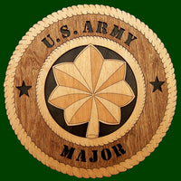 US Army Major Files for Laser Cut Wall Tributes