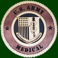 US Army Medical Regimental Files for Laser Cut Wall Tributes