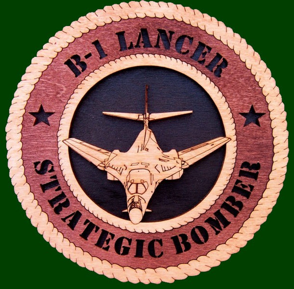 B-1 Lancer Strategic Bomber Laser Files for Wall Tribute