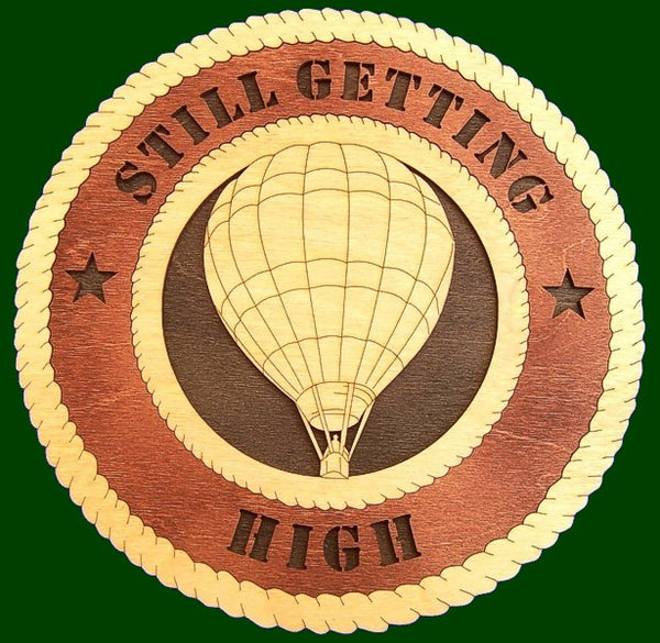Hot Air Balloon (Customizable) Laser Files for Wall Tribute/Plaques