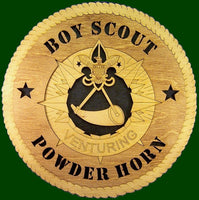 BOY SCOUT powder horn