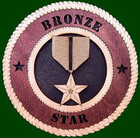 Bronze Star Laser Files for Wall Tribute