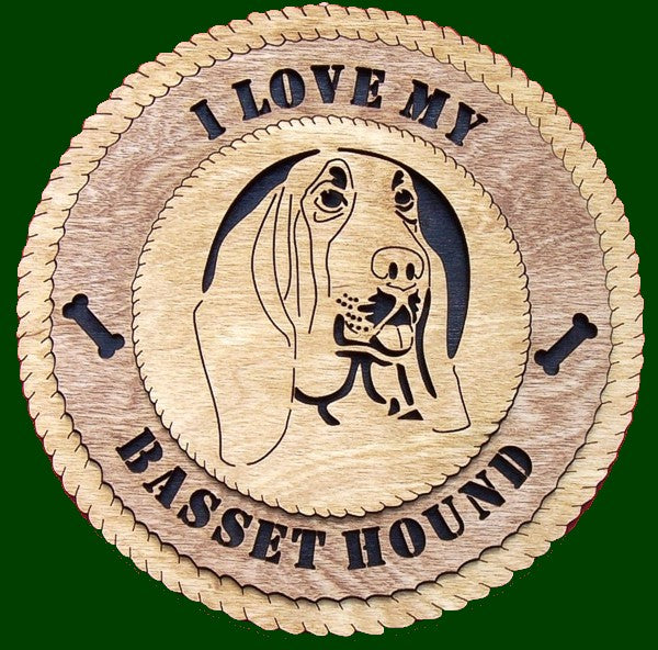 Basset Hound Laser Files for Wall Tribute