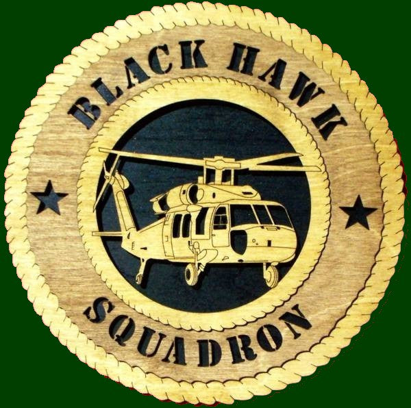 Black Hawk Helicopter Laser Files for Wall Tribute
