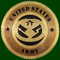 US Army Career Counselor Files for Laser Cut Wall Tributes
