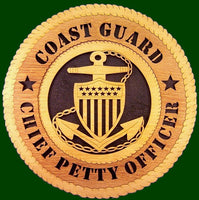 Coast Guard Chief Petty Officer Laser Files for Wall Tribute/Plaque