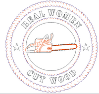 Real Women Cut Wood (Chainsaw) Laser Files for Wall Tribute