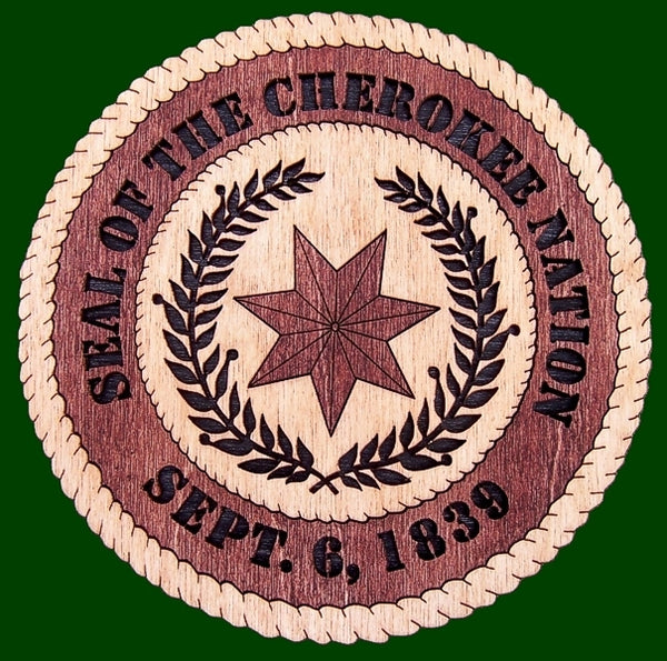 Cherokee Nation Seal Laser Files for Wall Tribute/Plaque