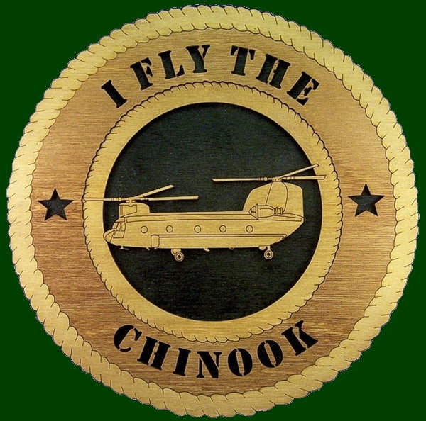 US Army Chinook CH-47 Helicopter Laser Files for Wall Tribute
