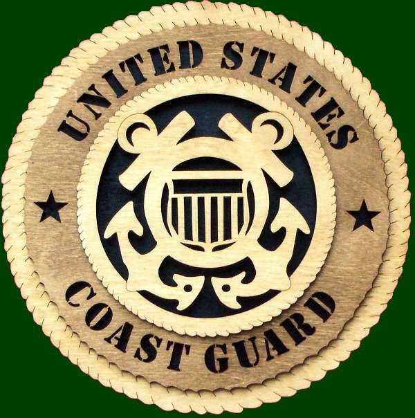 US Coast Guard Insignia Files for Laser Cut Wall Tributes