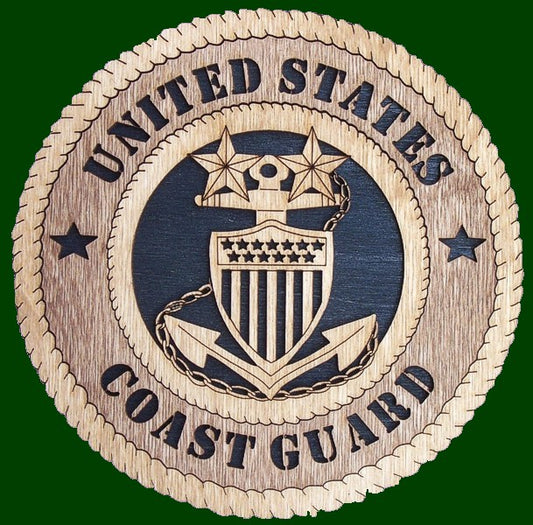 Coast Guard Chief Petty Officer (2 STAR) Laser Files for Wall Tribute/Plaque