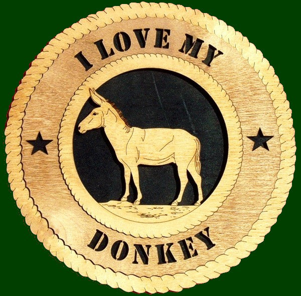Donkey (I Love My) Laser Files for Wall Tributes