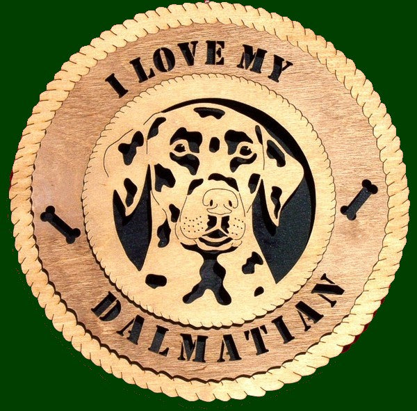 Dalmatian (I Love My) Laser Files for Wall Tribute