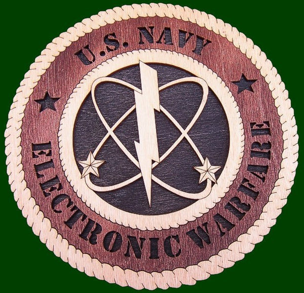Electronic Warfare Technician Laser Files for Wall Tribute