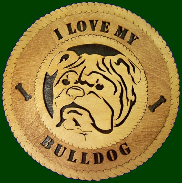 English Bulldog Laser Files for Wall Tributes