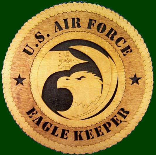 F-15 Eagle Keeper Badge Laser Files for Wall Tributes