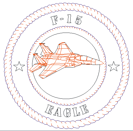 F-15 Eagle Laser Files for Wall Tributes/Plaques