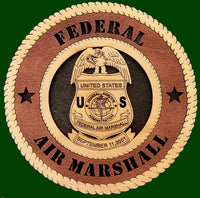 Federal Air Marshall Laser Files for Wall Tributes