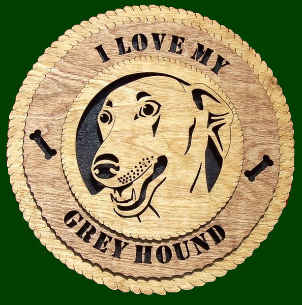 Greyhound Laser Files for Wall Tribute