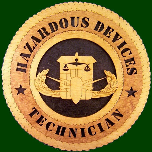 Hazardous Device Technician Laser Files For Wall Tributes