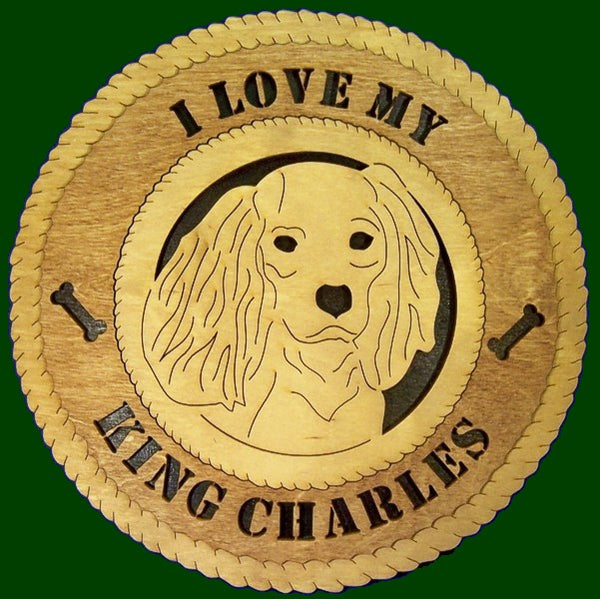 King Charles Spaniel (I Love My) Laser Files for Wall Tribute