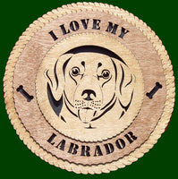 Labrador (I Love My) Laser Files for Wall Tribute