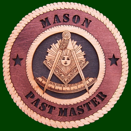 Mason Past Masters Laser Files for Wall Tribute/Plaque