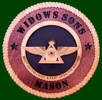 Mason Widows Son Laser Files for Wall Tribute/Plaque