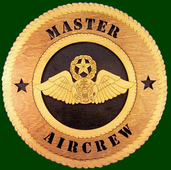 USAF Master Aircrew Badge Laser Files for Wall Tributes/Plaques