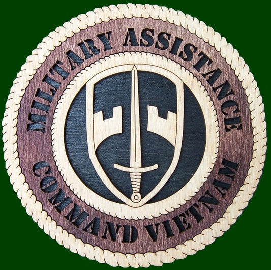 Military Assistance Command Vietnam Laser Files for Wall Tribute/Plaque