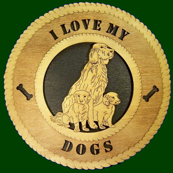 I Love My Dogs (Mom & Pup) Laser Files for Wall Tribute/Plaque