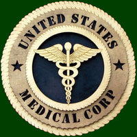 United States Army Medical Corps Laser Files for Wall Tribute/Plaque